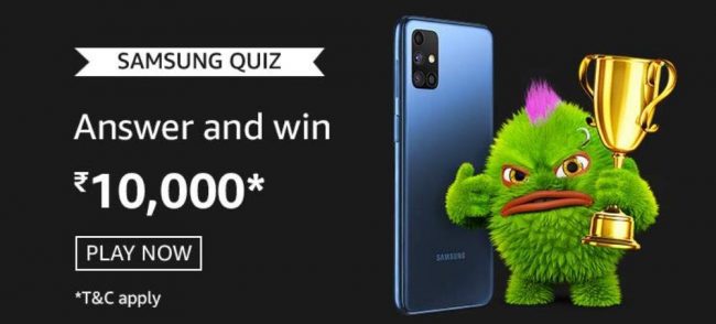 samsung galaxy m51 quiz answers today