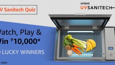 Amazon Orient UV Sanitech Quiz Answers