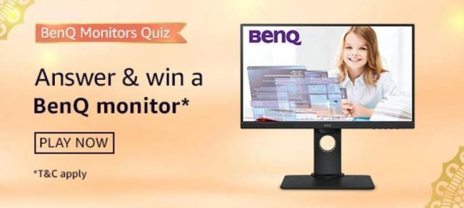 Amazon Benq Monitor Quiz Answers Play And Win Benq Monitor 8 Prize Btown Stories
