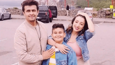 Sonu Nigam and his son