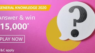 Amazon general knowledge 2020 quiz answers
