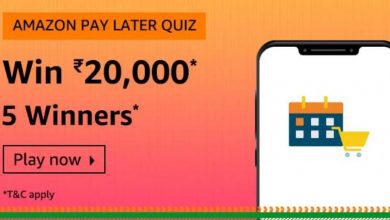 Amazon pay later quiz answers