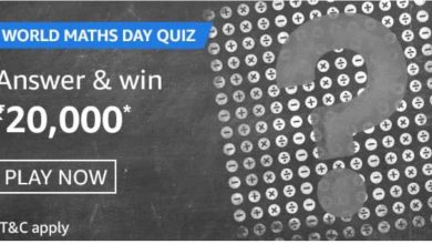 Amazon World Maths Day Quiz Answers