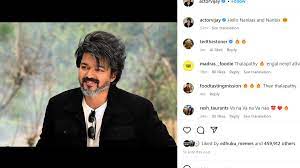 Vijay debut Social media post